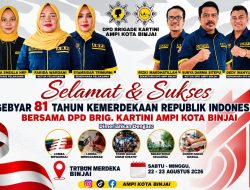 DPD AMPI Kota Binjai dan BRIG. Kartini AMPI Gelar Lomba Kreativitas Anak dalam Semarak HUT ke-81 Kemerdekaan RI