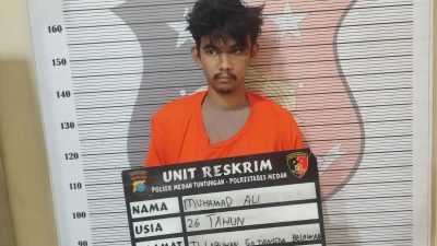 Polsek Medan Tuntungan Mengamankan 1 Orang Pria Pencurian Angkot Mekar Jaya