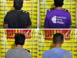 Tegas Berantas Premanisme, Polres Binjai Amankan Empat Terduga Pelaku Pungli