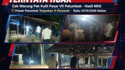 Kanit Res Polsek Patumbak  Ipda Ellis M.M. Sitorus, S.H  Lakukan Pengecekan Menindaklanjuti Dugaan Perjudian di Warung Pak Kulit