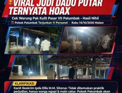Kanit Res Polsek Patumbak  Ipda Ellis M.M. Sitorus, S.H  Lakukan Pengecekan Menindaklanjuti Dugaan Perjudian di Warung Pak Kulit